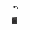Kohler Rite-Temp Shower Trim Kit Without Showerhead in Matte Black TLS35914-4-BL